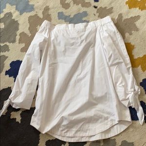Free People NWOT Off the shoulder white top